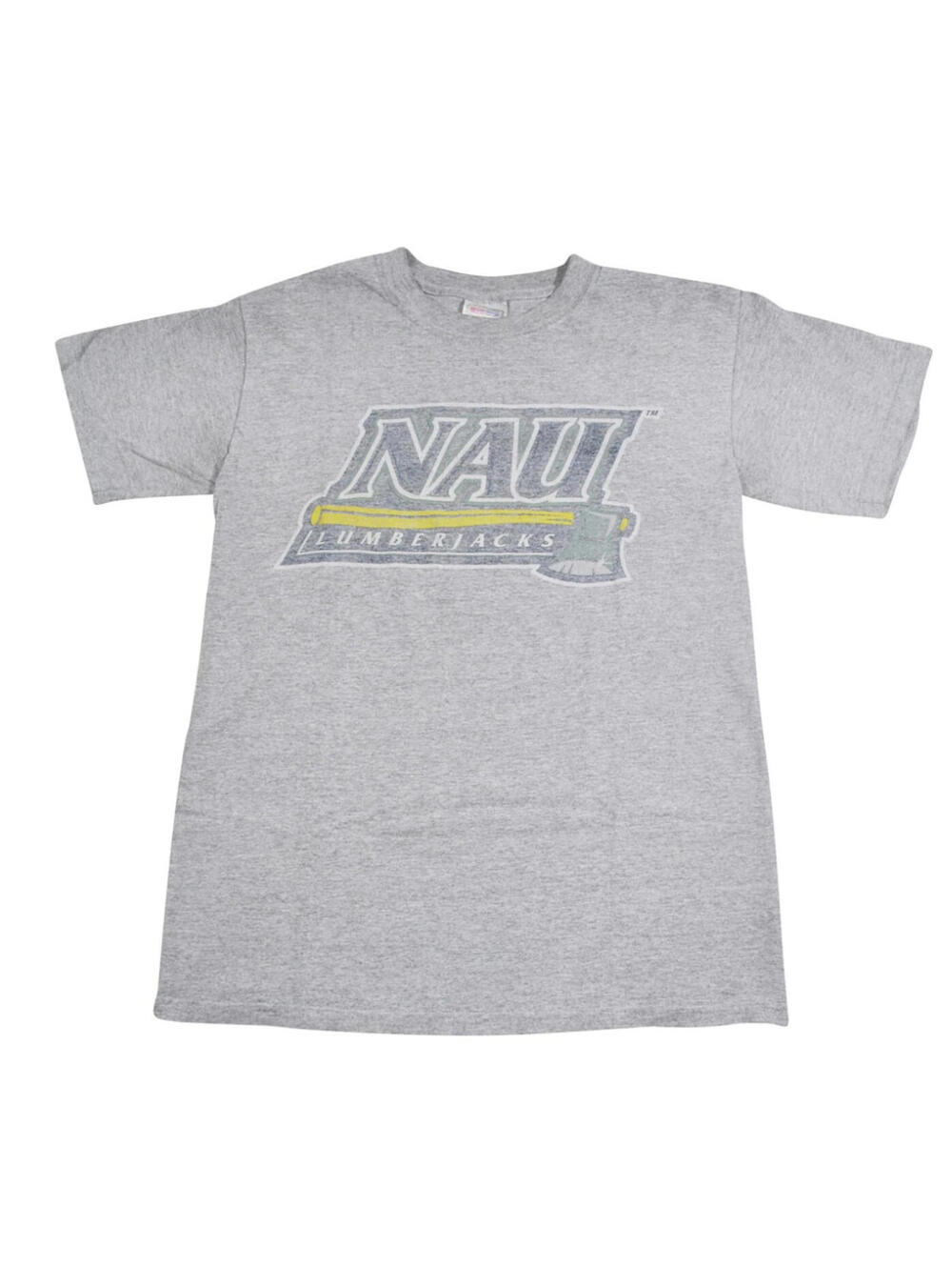 Vintage North Arizona Lumberjacks NCAA Football Gray Shirt Size Medium